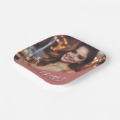 Proost op het 25-jarig jubileum papieren bordje (Gebogen)