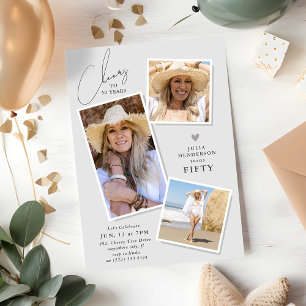 Proost op het 3 Afbeelding verjaardagsfeest van de Kaart