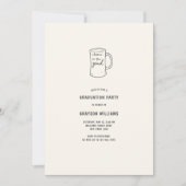 Proost op het Afstudeerder Beer Mok Graduation Par Kaart (Voorkant)