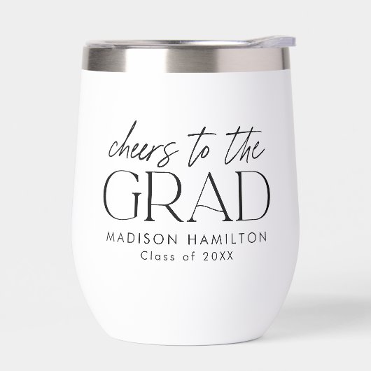 Proost op het Afstudeerder Black Script Afstuderen (Links)