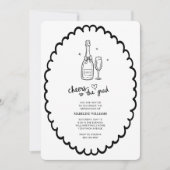 Proost op het Afstudeerder Champagne Afstuderen In Kaart (Voorkant)