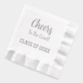 Proost op het Afstudeerder Class Year Graduation P Folie Servetten (Links)
