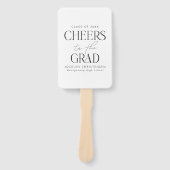 Proost op het Afstudeerder Personalized Photo Afst Handwaaier (Voorkant)