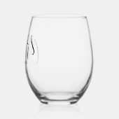 Proost op het AFSTUDEERDER Wijnglas Zonder Voet (Links)