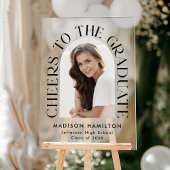 Proost op het Afstuderen Arch Photo Graduation Par Acryl Bord