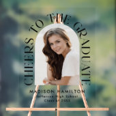 Proost op het Afstuderen Arch Photo Graduation Par Acryl Bord (Neutraal)