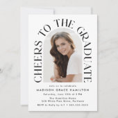 Proost op het Afstuderen Arch Photo Graduation Par Kaart (Voorkant)