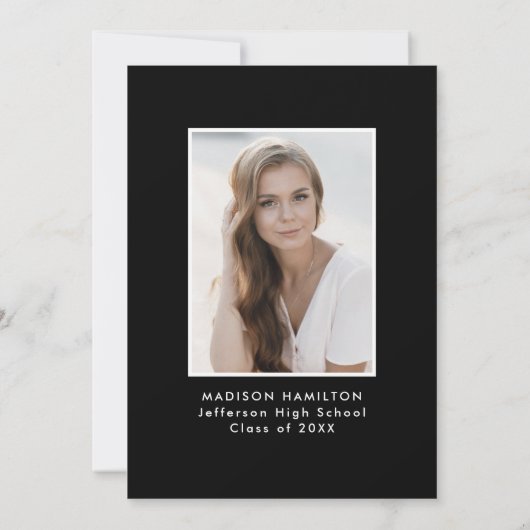 Proost op het Afstuderen Arch Photo Graduation Par Kaart (Achterkant)