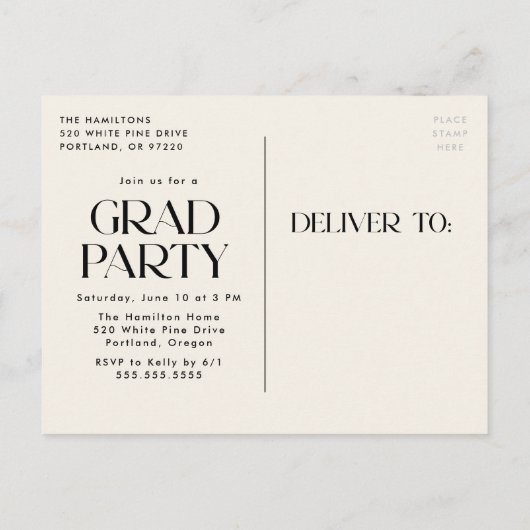 Proost op het Afstuderen Arch Photo Graduation Par Uitnodiging Briefkaart (Achterkant)