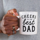 Proost op het beste moderne cadeau voor vader mok