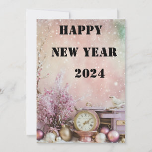 "Proost op het Collectie van New Beginnings Kaart" Feestdagenkaart