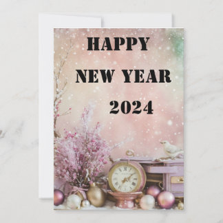 "Proost op het Collectie van New Beginnings Kaart" Feestdagenkaart