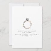 Proost op het elegante Vrijgezellenfeest van Bubbl Kaart (Achterkant)