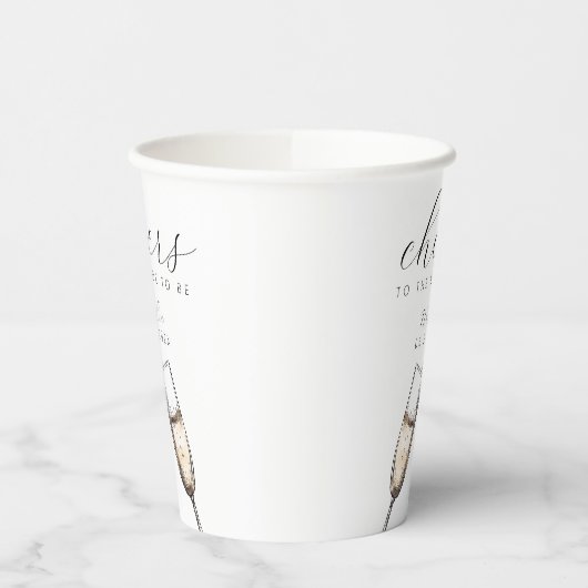 Proost op het elegante Vrijgezellenfeest van Bubbl Papieren Bekers (Links)