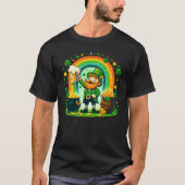 Proost op het geluk - St. Patrick's Day Leprechaun T-shirt (Voorkant)