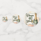 Proost op het jarenfeest confetti (Voorkanten)