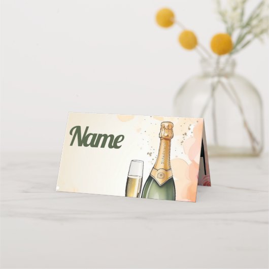 Proost op het jarenfeest plaatskaartje (Voorkant)