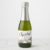 Proost op het label Tropical Hawaiian Sparkling Wi Sparkling Wijnetiket (Voorkant)