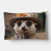 "Proost op het leven: Oma Meerkat geniet van glas Etui (Achterkant)