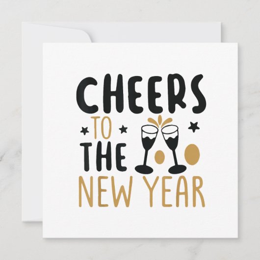 Proost op het nieuwe jaar 2025 Countdown Wine Drin Kaart (Voorkant)