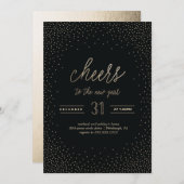 PROOST OP HET NIEUWE JAAR feestelijke uitnodiging (Voorkant / Achterkant)