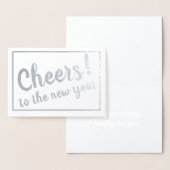 Proost! op het nieuwe jaar! folie kaarten (Display)