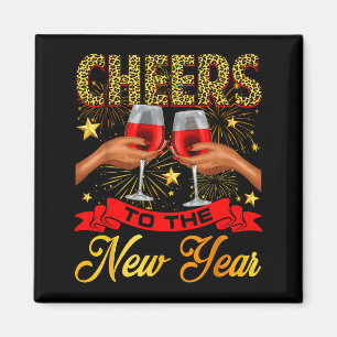 Proost Op Het Nieuwe Jaar Gelukkig Nieuwjaar 2026 Magneet