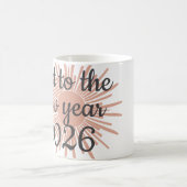 Proost op het nieuwe jaar koffiemok (Center)