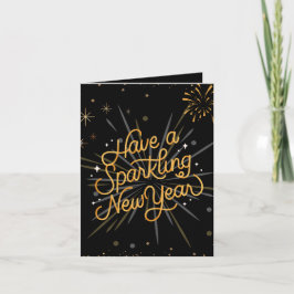 Proost op het nieuwe jaar: samen vieren! kaart