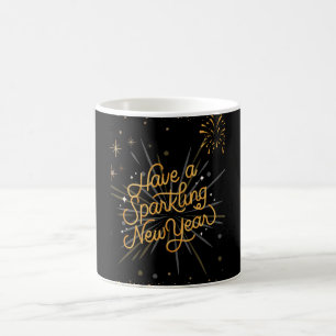 Proost op het nieuwe jaar: samen vieren! koffiemok