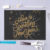 Proost op het nieuwe jaar: samen vieren! tissuepapier (Craft)