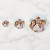 Proost op het nieuwe jaar Stropdas-Dye Blauwgroen Confetti (Voorkanten)