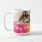 Proost op het nieuwe jaar Stropdas-Dye Blauwgroen  Koffiemok (Links)