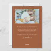 Proost Op Het Nieuwe Jaar Terracotta Multi Foto Feestdagenkaart (Achterkant)