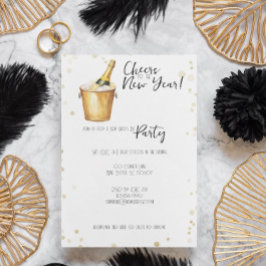 Proost op het nieuwjaarsfeest feestdagenkaart