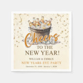 Proost op het nieuwjaarsfeest servet (Voorkant)