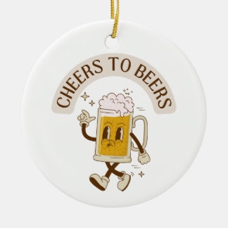 Proost op het T-shirt van Beers Keramisch Ornament