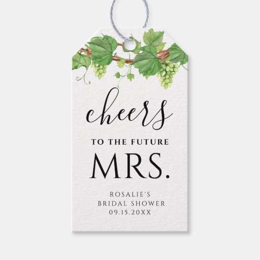 proost op het toekomstige Vrijgezellenfeest van me Cadeaulabel (Voorkant)