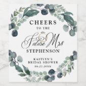 Proost op het toekomstige Vrijgezellenfeest van me Wijn Etiket (Enkel label)