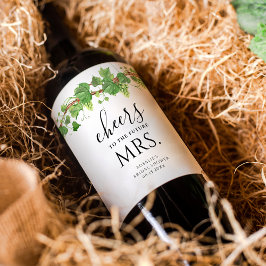 proost op het toekomstige Vrijgezellenfeest van me Wijn Etiket