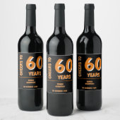 Proost op het verjaardagswijnlabel wijn etiket (Flessen)