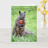 Proost op je verjaardag Kaart (Gele Bloem)