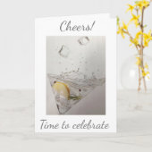 PROOST OP JE "VERJAARDAG" VIEREN "JIJ" KAART (Gele Bloem)