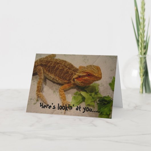 Proost op jou, Baardagame Verjaardag Kaart (Voorkant)