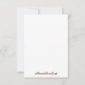 Proost op jou! bedankkaart (Achterkant)