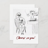 Proost op jou! bedankkaart (Voorkant / Achterkant)