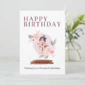 Proost op jou speciale dag kaart (Staand voorkant)