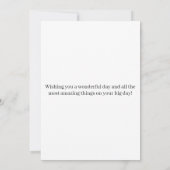 Proost op jou speciale dag kaart (Achterkant)