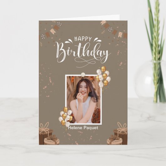 Proost op jou speciale dag kaart (Voorkant)