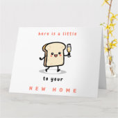 Proost op jullie nieuwe huis kaart (Gele Bloem)